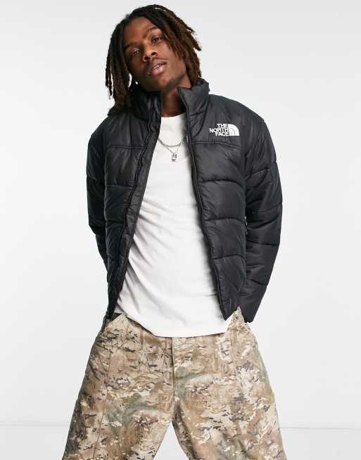 Black and camo hot sale north face jacket