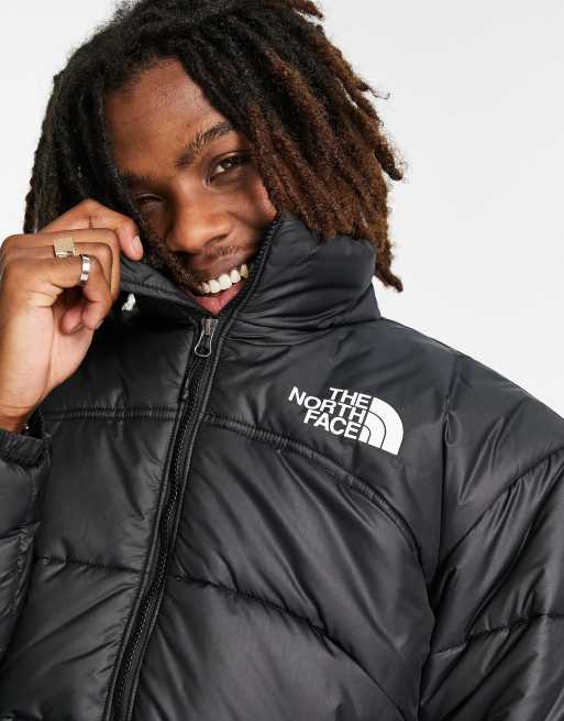 The north face store black down jacket