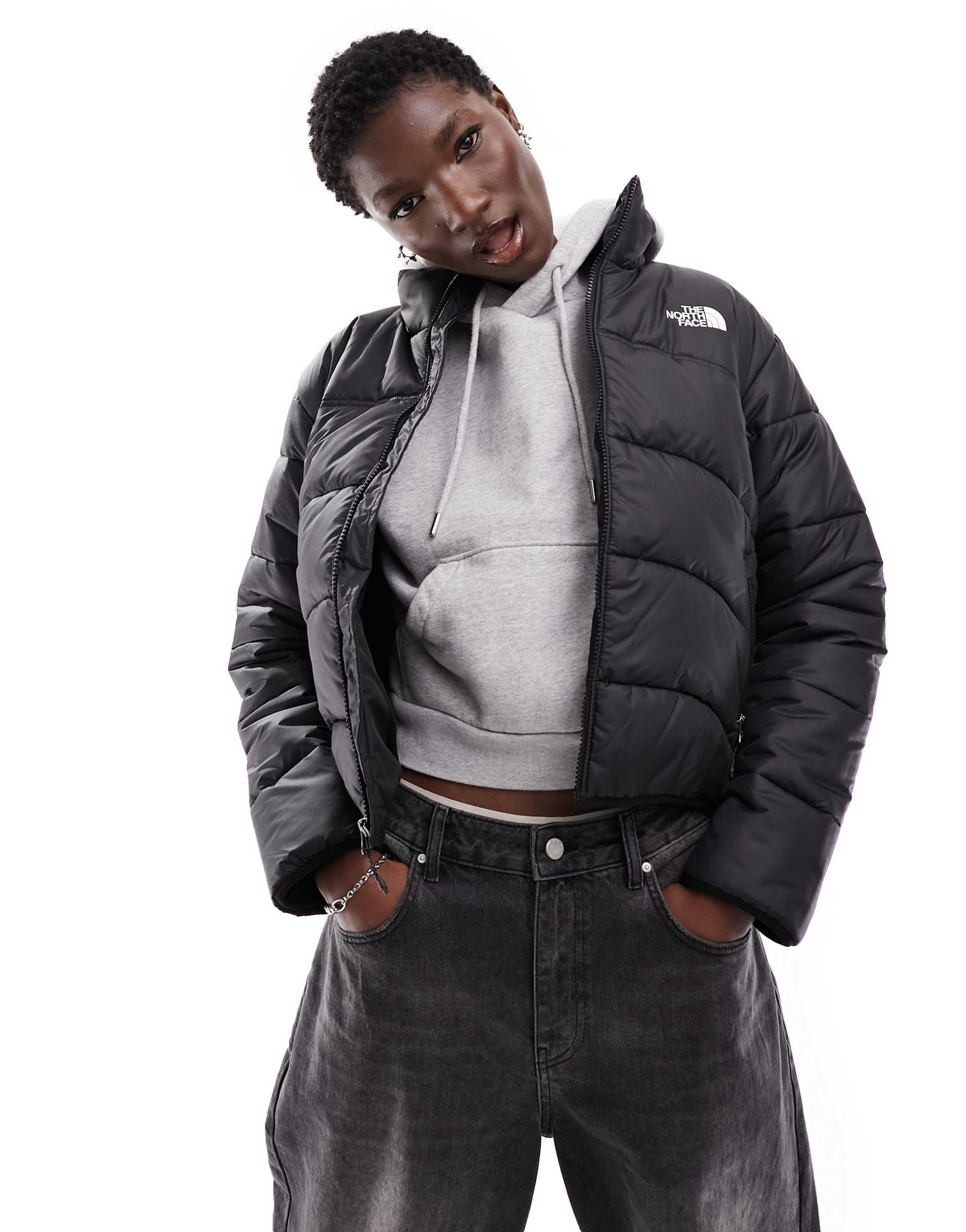 the north face nse 2000 puffer jacket in black
