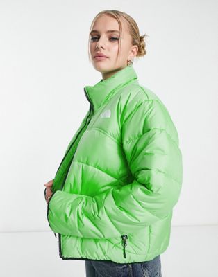 The North Face NSE 2000 puffer jacket in bright green