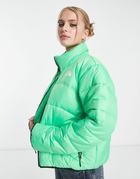 The North Face NSE 2000 puffer jacket in bright green - view 1