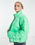 [The North Face] The North Face NSE 2000 puffer jacket in bright green S Green