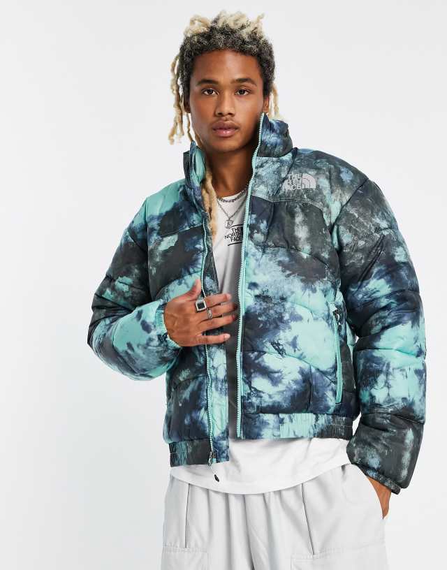 The North Face NSE 2000 puffer jacket in wasabi ice print