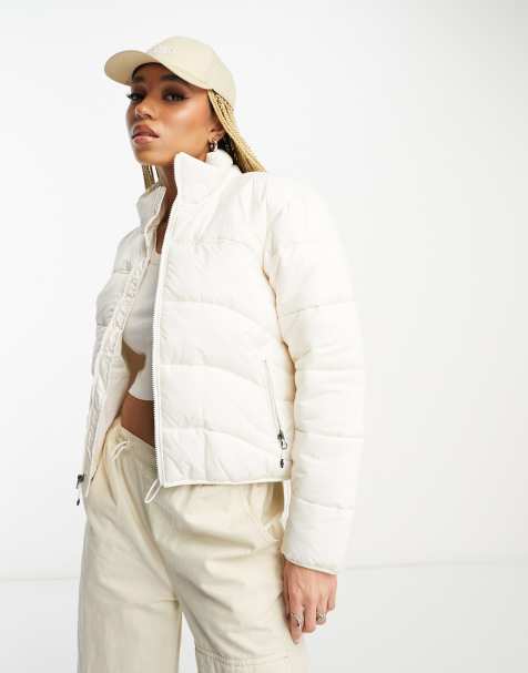 puffer jacket women's white