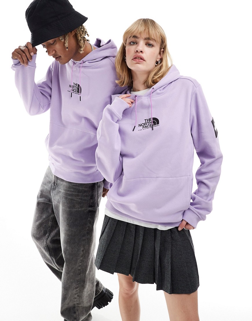 The North Face NSE Alpine logo hoodie in lilac-Purple