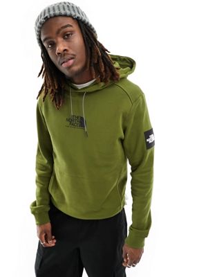 The North Face NSE Alpine logo hoodie in olive
