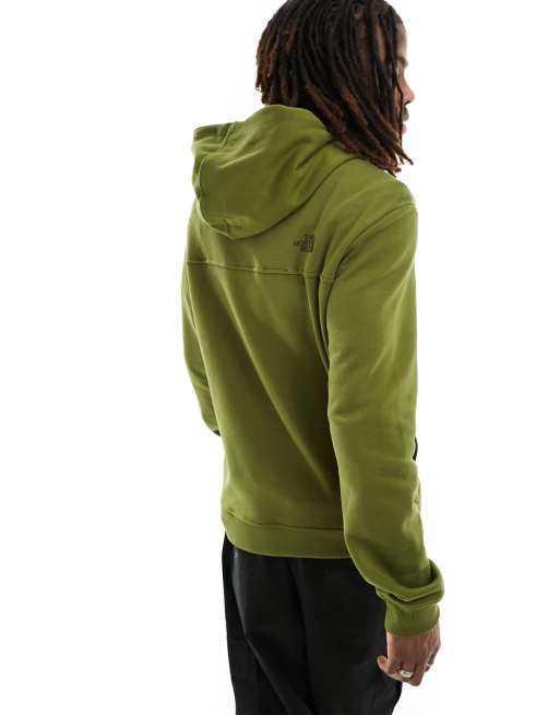 North face olive on sale hoodie