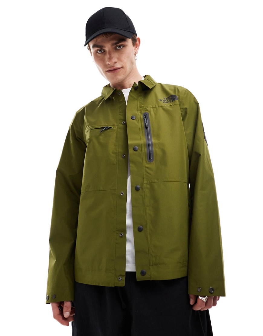 The North Face NSE Amos overshirt in olive-Green