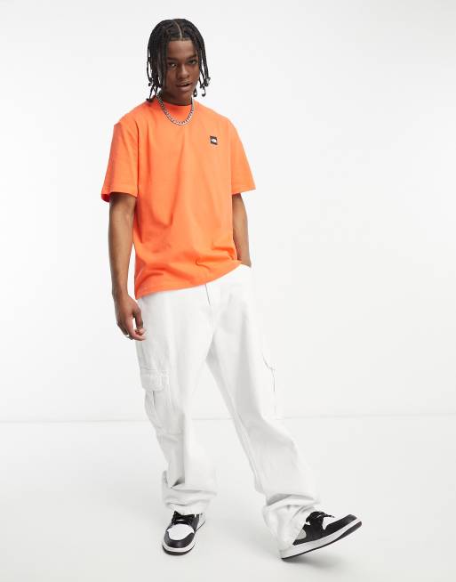 The North Face NSE back graphic heavyweight oversized T-shirt in orange, 4 of 4