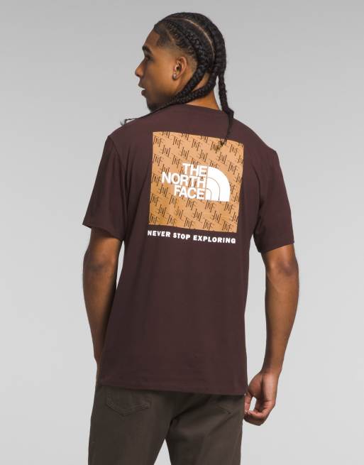 The North Face NSE back print T-shirt in brown | ASOS