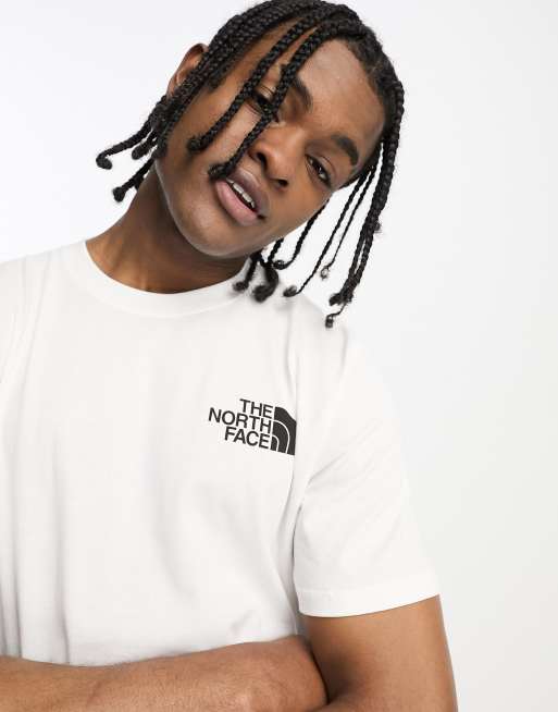 The North Face NSE Box back print logo t-shirt in white | ASOS