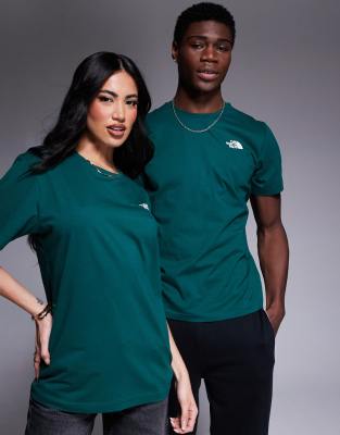 The North Face The North Face NSE Box backprint logo t-shirt in green