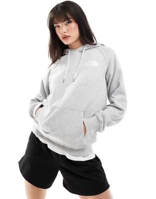 The North Face Nse Box Logo Graphic Hoodie In Gray