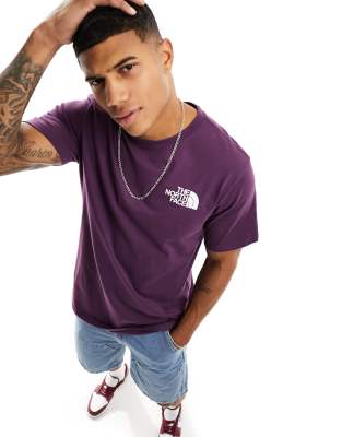 NSE Box logo T-shirt in purple