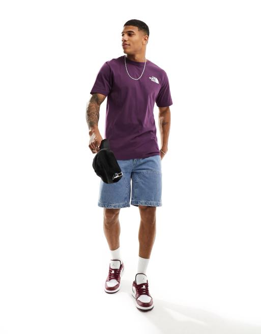 The North Face NSE Box logo T-shirt in purple | ASOS
