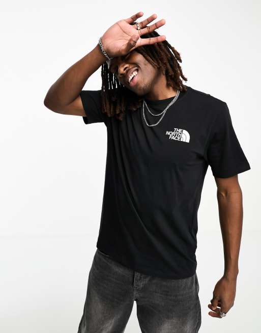 The North Face NSE Box ombre back print T-shirt in black