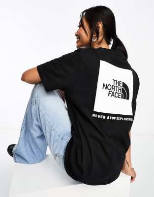 The North Face Women's Nse Box Logo T-shirt In Black