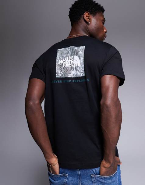 The North Face – NSE Boxfill – Czarny T-shirt z nadrukiem na plecach - view 1