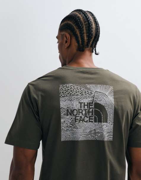 The North Face NSE Celebration grafisk t-shirt i mörkgrön - view 1