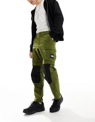 The North Face NSE convertible cargo trousers in olive and black