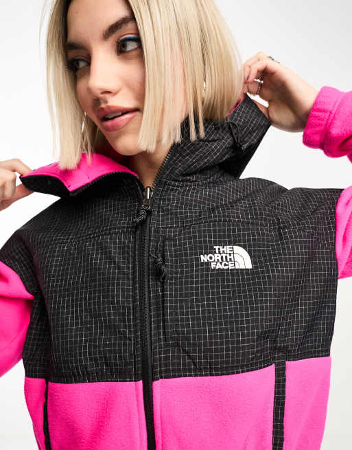 Pink black hotsell zip up