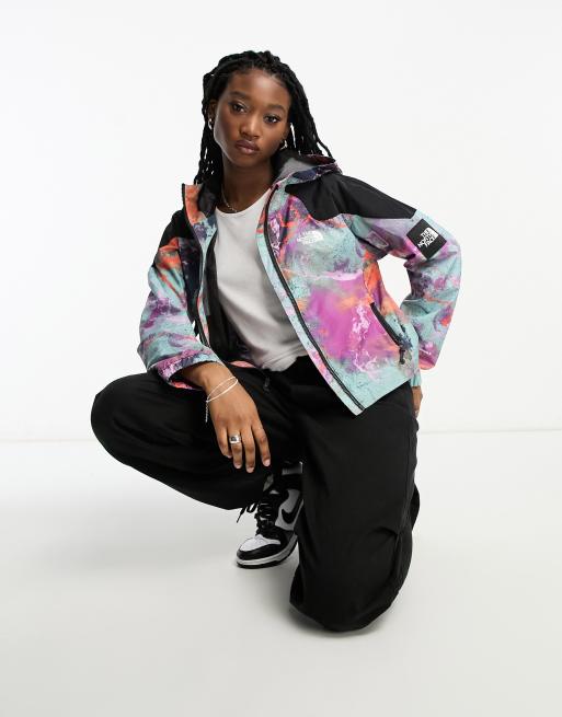 The North Face - NSE Dynaka - Veste à capuche avec imprimé déformé - Bleu