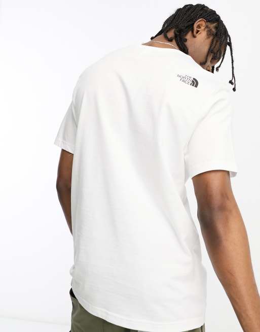 The North Face NSE Fine Alpine Equipment centre logo t-shirt in white, 2 of 4