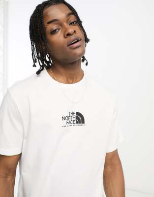 The North Face NSE Fine Alpine Equipment centre logo t-shirt in white - ASOS Price Checker