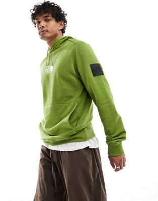 The North Face NSE Fine Almpine chest logo hoodie in green - ASOS Price Checker