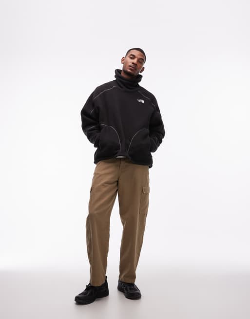The North Face - NSE - Fleece jack met bivakmuts in zwart, 2 van 5