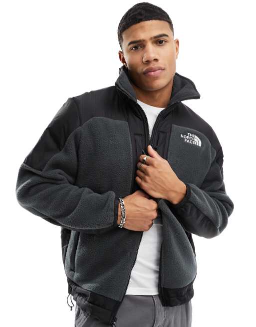 North face black outlet fleece zip up