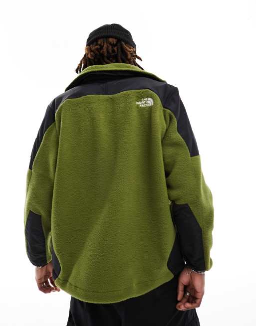 The North Face NSE Fleeski zip fleece jacket in olive | ASOS
