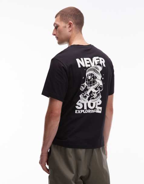 The North Face NSE Global backprint oversized t-shirt in black - view 1