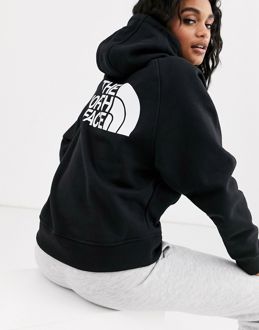The North Face Nse graphic hoodie in black-Grey