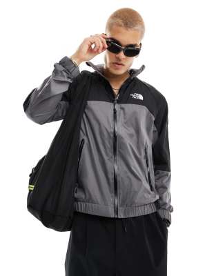 SHEIN Essnce Veste À Motif Géométrique Avec Col De Baseball Et Fermeture Éclair Sur Le Devant