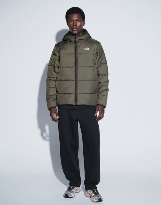 The North Face NSE hooded mask jacket in khaki, 3 of 10