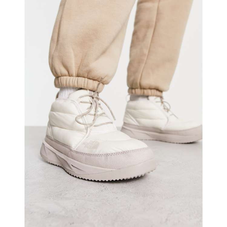 The North Face NSE insulated chukka boot in cream | ASOS