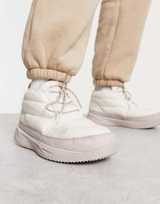 The North Face NSE insulated chukka boot in cream