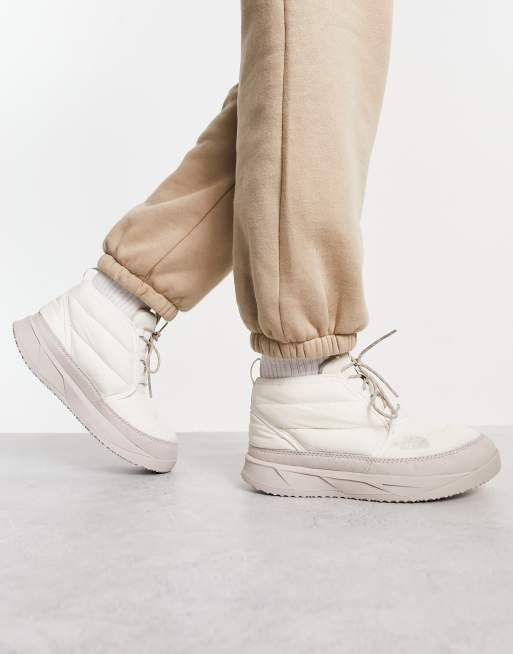 The North Face NSE insulated chukka boot in cream