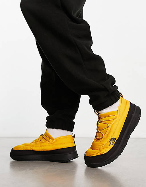 The North Face NSE insulated slip-on shoes in yellow | ASOS