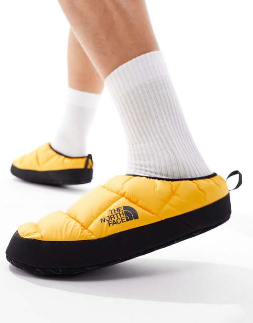 North face deals slippers yellow