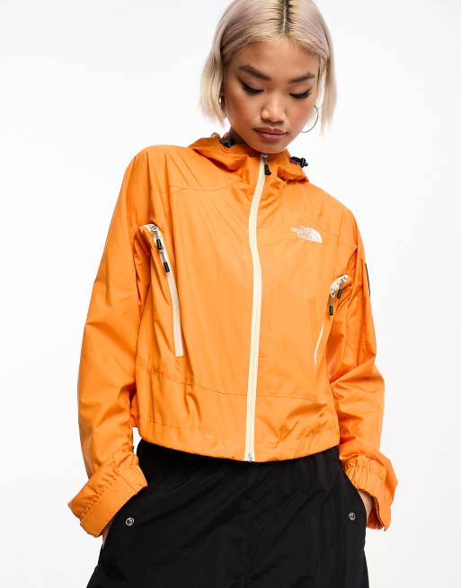 North face deals womens orange jacket