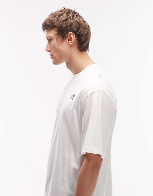 The North Face - NSE Liquid Box - Oversized T-shirt met print op de achterkant in wit, 4 van 5