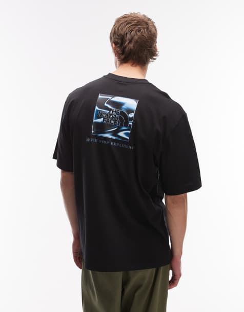 The North Face - NSE Liquid Box - T-shirt oversize imprimé au dos - Noir - view 1