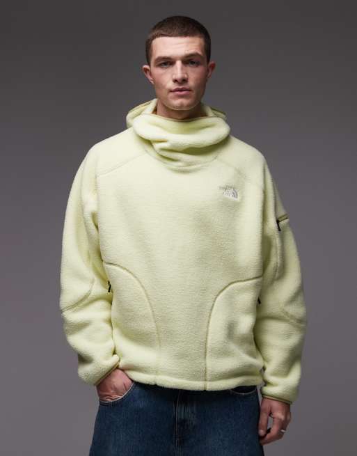 The North Face - NSE - Passamontagna in pile verde chiaro