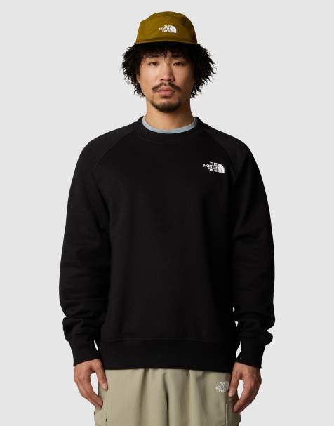 The North Face Nse raglan box sweatshirt in tnf black