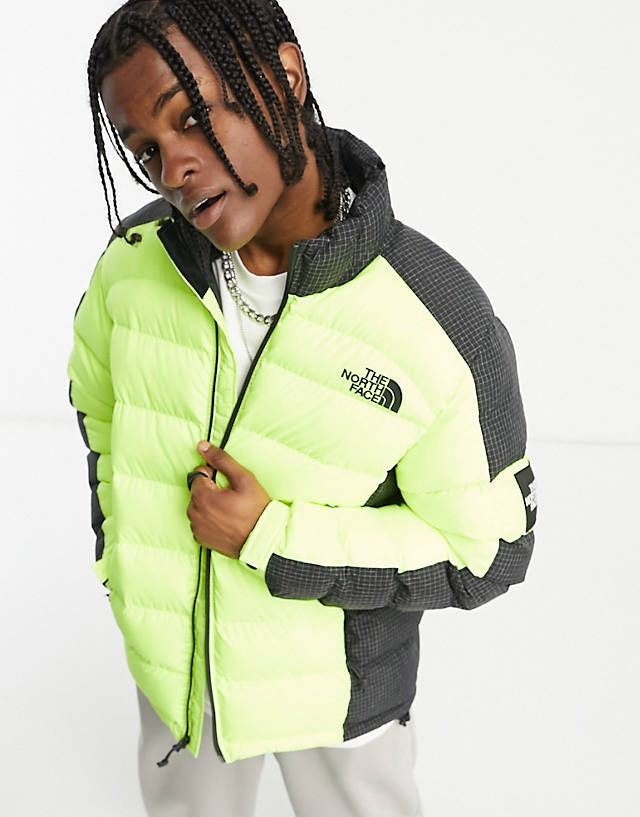 The North Face - nse rusta puffer jacket in yellow and black ripstop