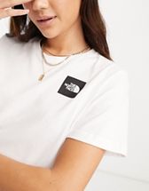 The North Face Relaxed Simple Dome t-shirt in beige Exclusive at ASOS | ASOS