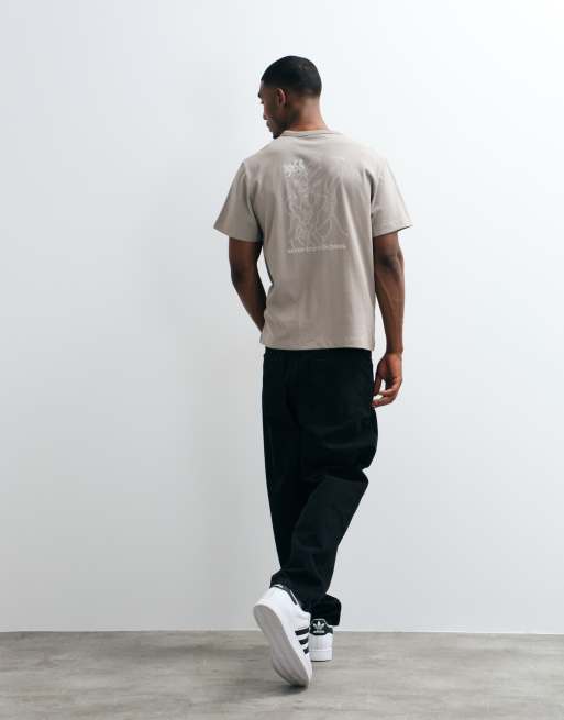 The North Face NSE Slopes Grafik-T-Shirt in Stone, 3 von 5