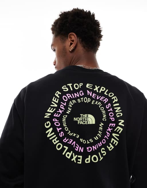 The North Face - NSE - Sort sweatshirt med print på ryggen, 2 af 4